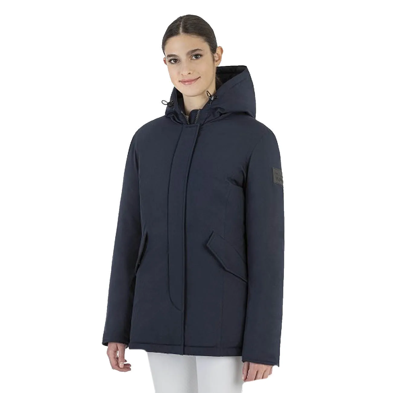 3/4 WOMAN PADDED JACKET WITH FULL ZIP HOOD MOD.COREC