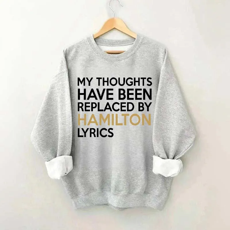 Alexander Hamilton Broadway Fan Sweatshirt