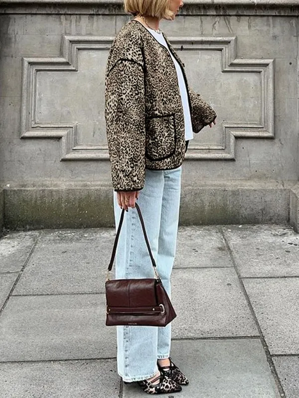Animal Print Fall Jacket