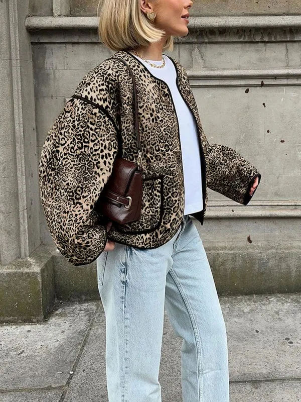 Animal Print Fall Jacket