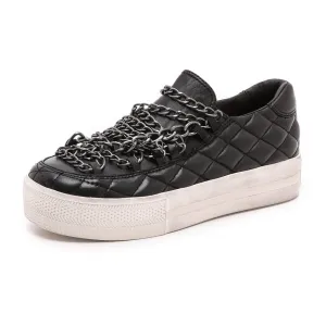 Ash Women Jewel BIS Chain Platform Sneaker in Black