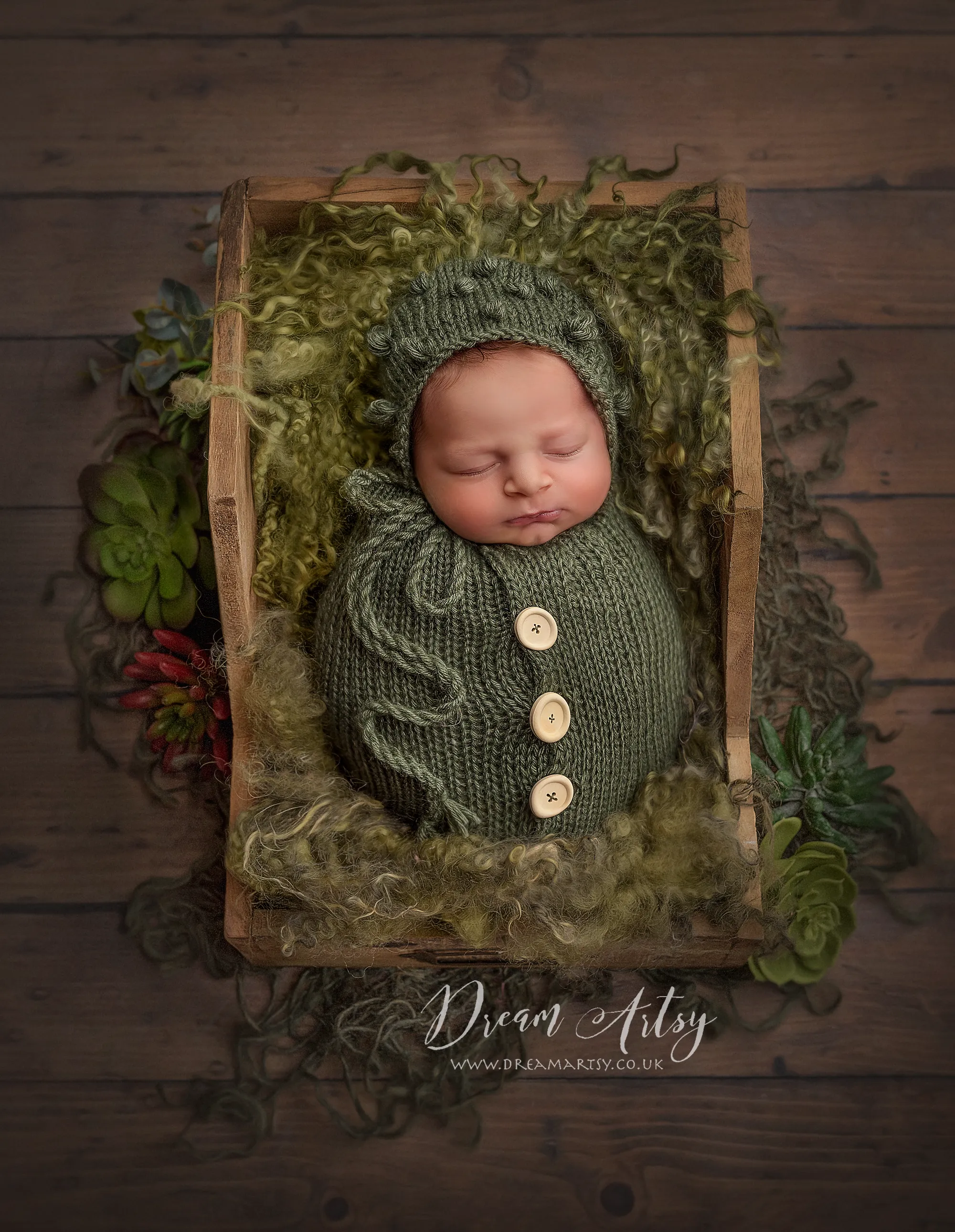 Baby newborn swaddle wrap and bonnet set, soft, knitted, buttons, Made to order