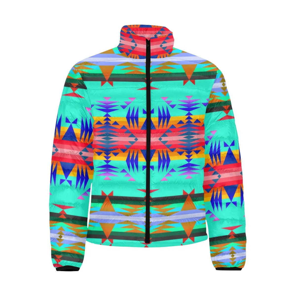 Between the Mountains Spring Men's Stand Collar Padded Jacket