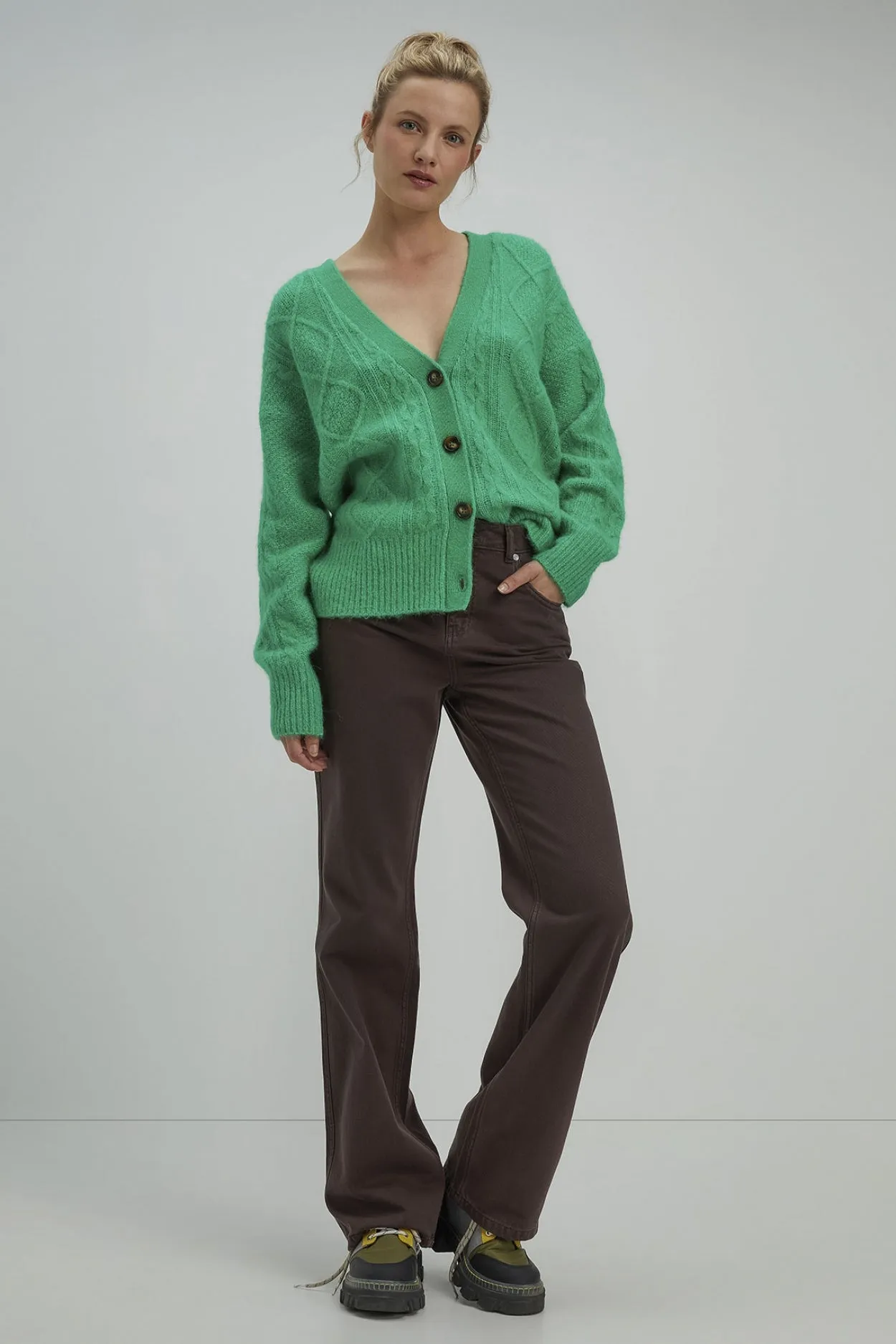 Cardigan Seth - Parrot Green