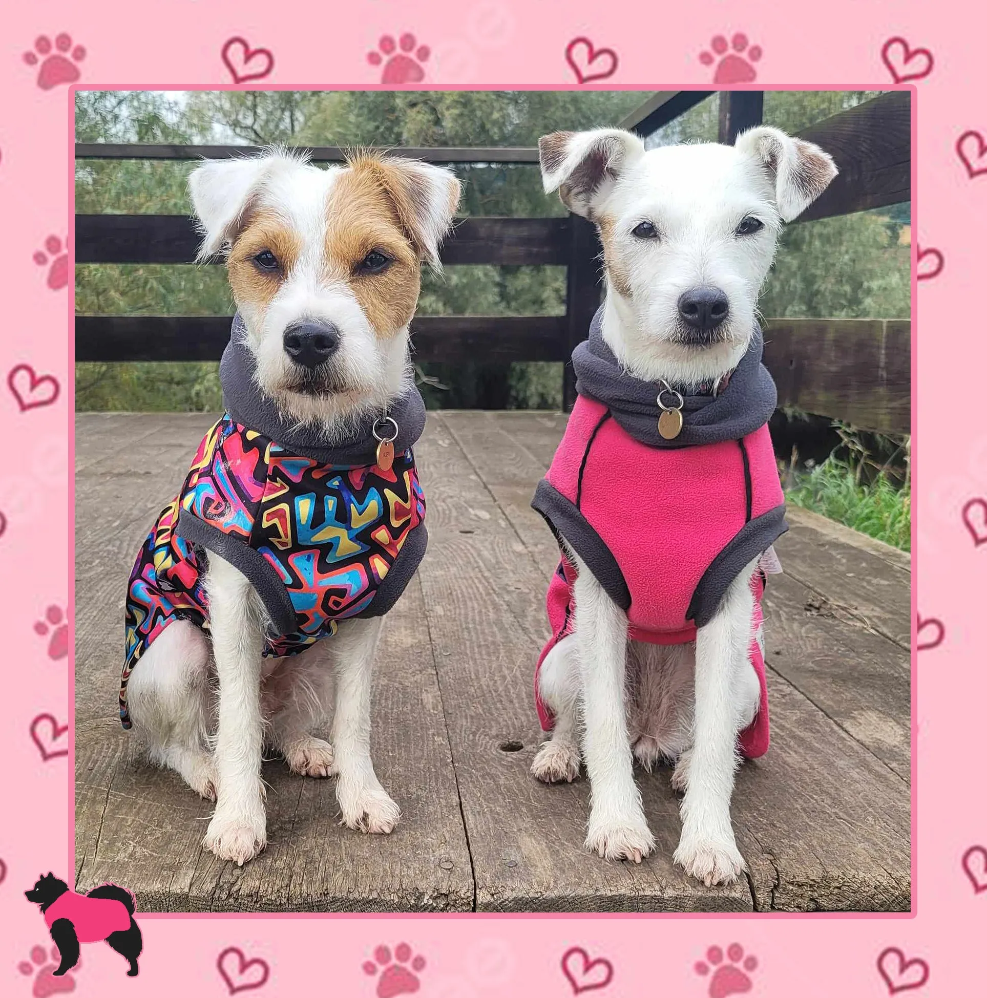 Cerise - Double layer Waterproof Microfleece McTog Dog Jumper