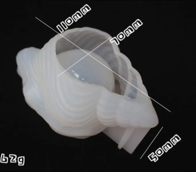 Conch Seashell Resin Mold, jewelry, Unique Mold