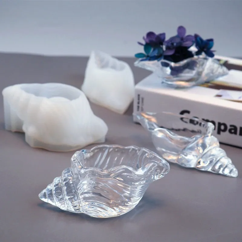 Conch Seashell Resin Mold, jewelry, Unique Mold