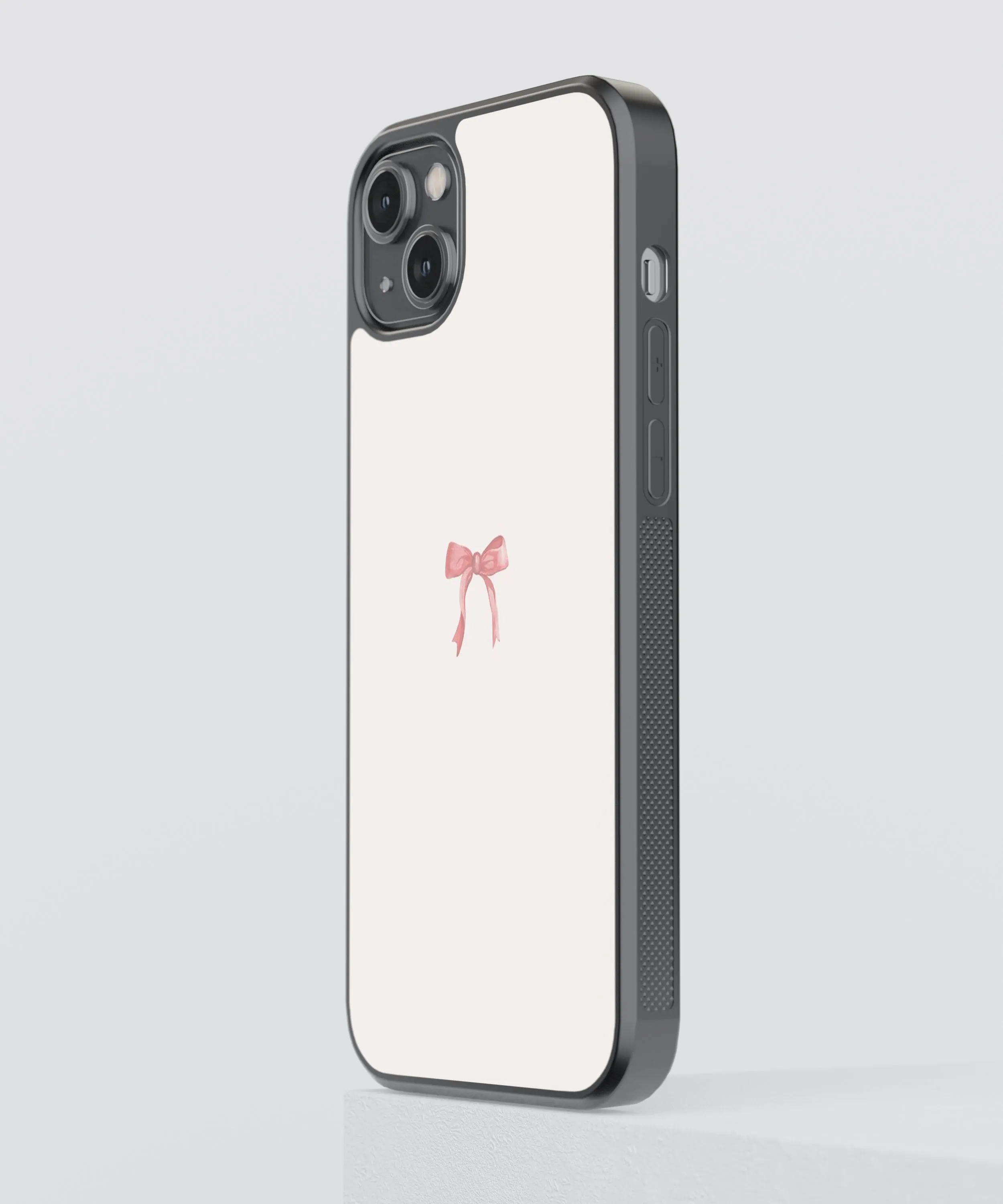 Coquette Bow Abstract Glass Phone Case Cover