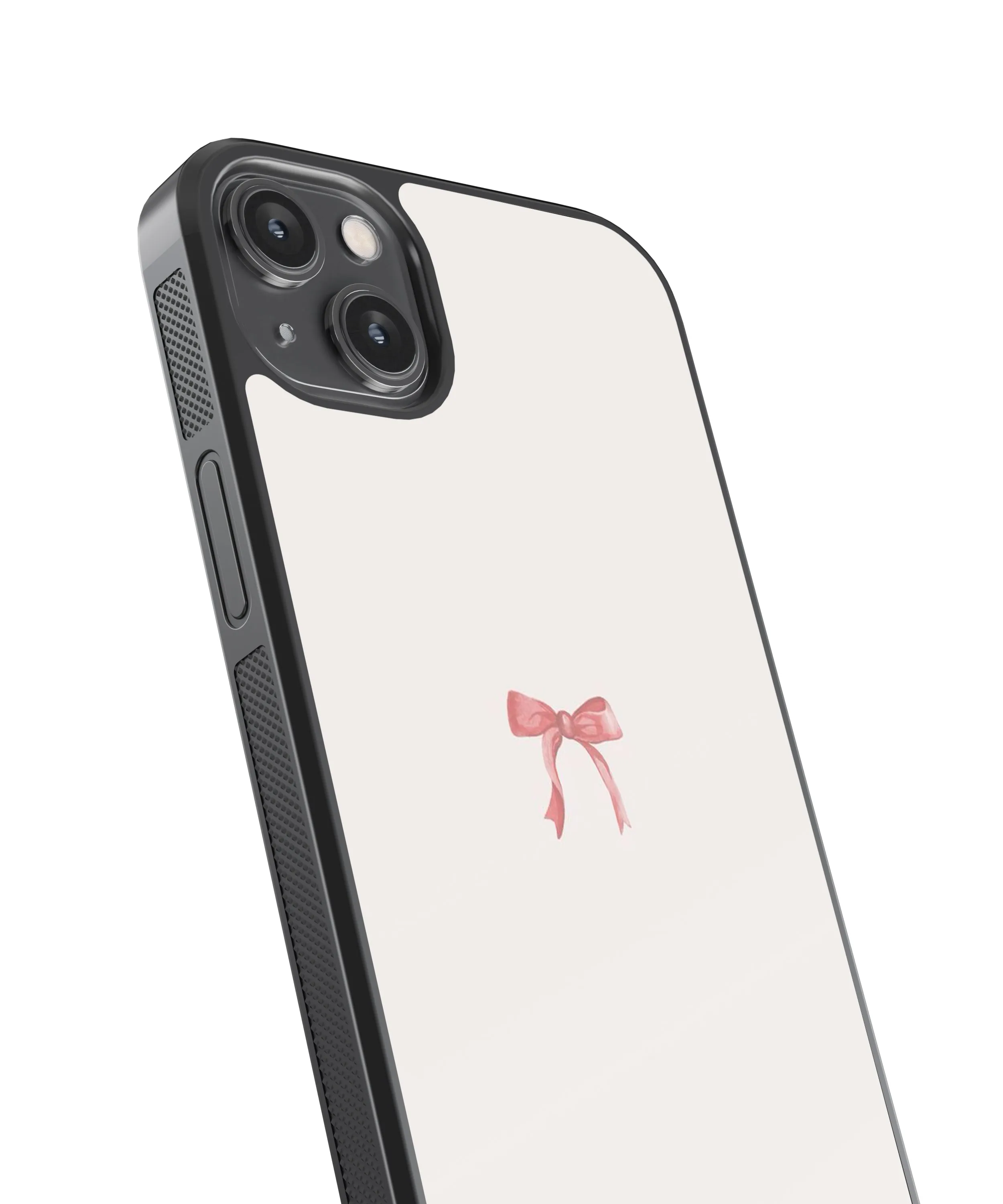 Coquette Bow Abstract Glass Phone Case Cover
