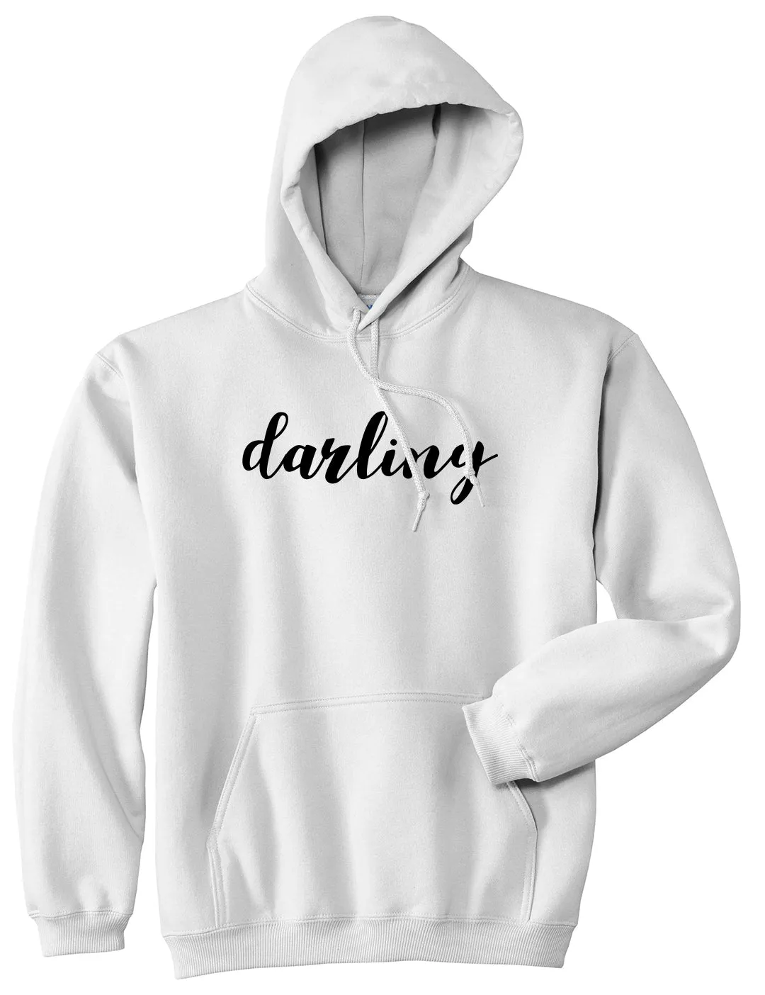 Darling Script Mens Pullover Hoodie