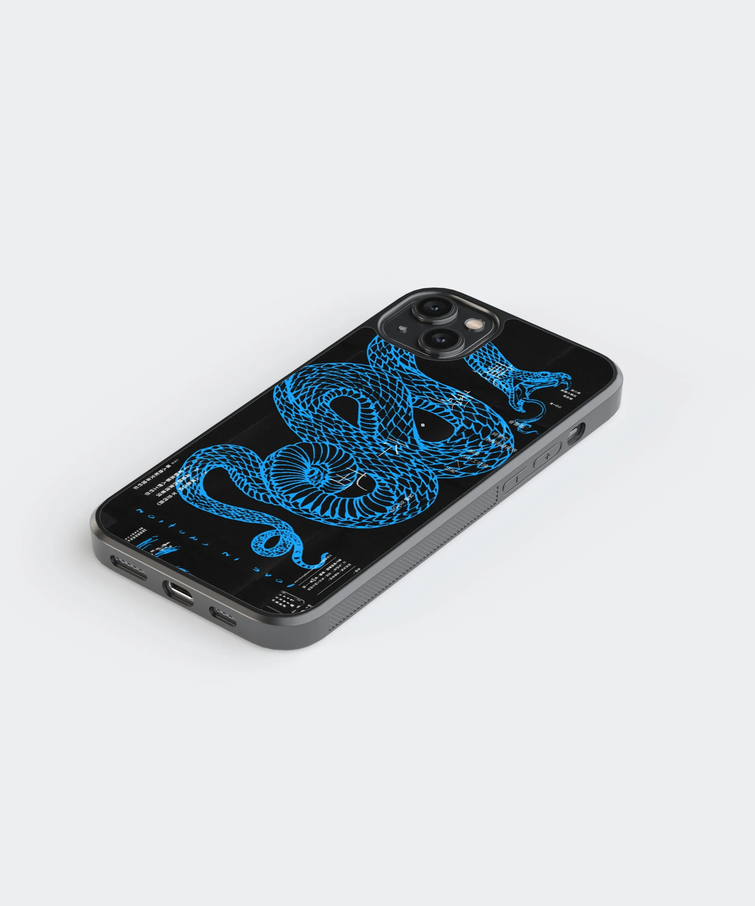 Dragon Abstract Glass Phone Case Cover