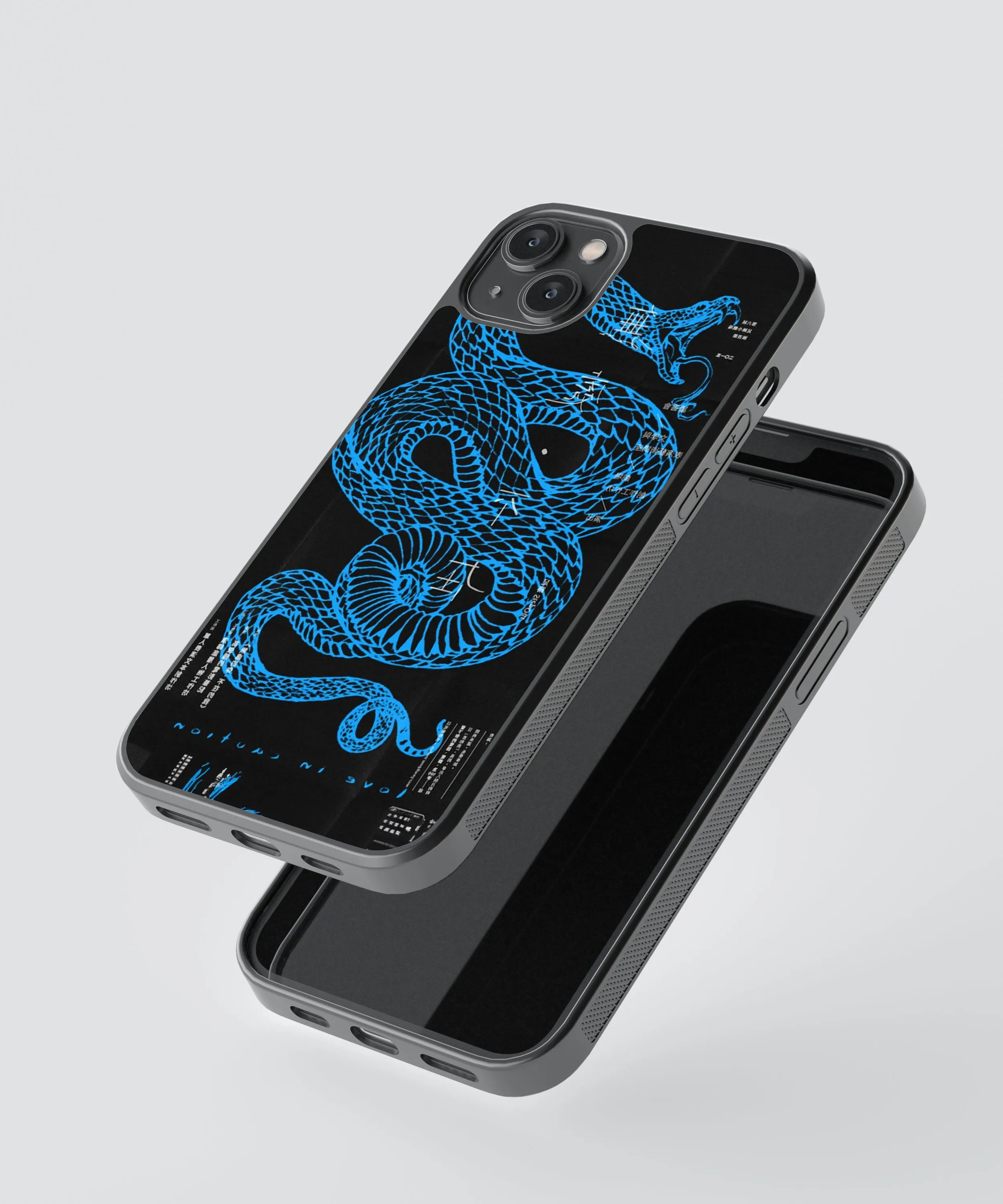 Dragon Abstract Glass Phone Case Cover