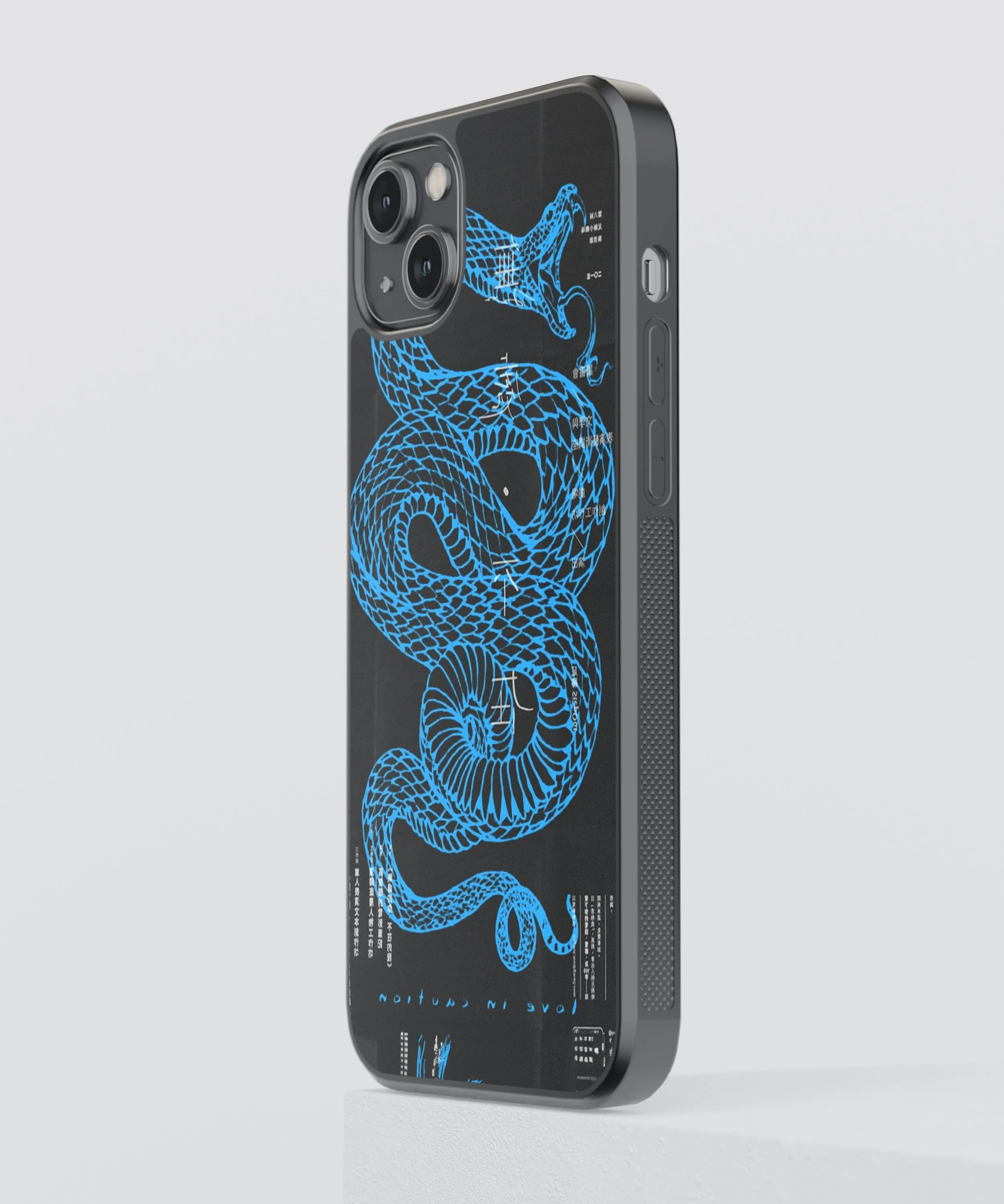 Dragon Abstract Glass Phone Case Cover