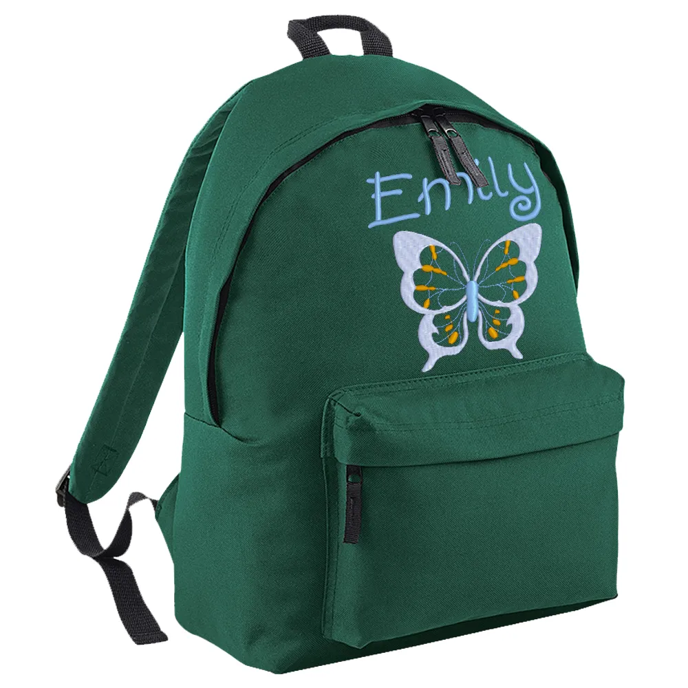 Embroidered Rucksack - Butterfly