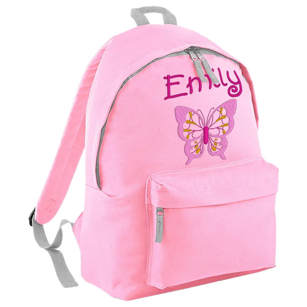 Embroidered Rucksack - Butterfly