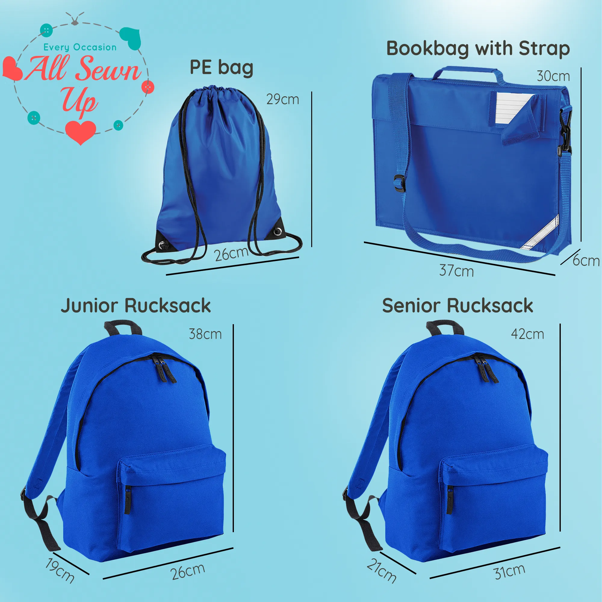 Embroidered Rucksack - Butterfly