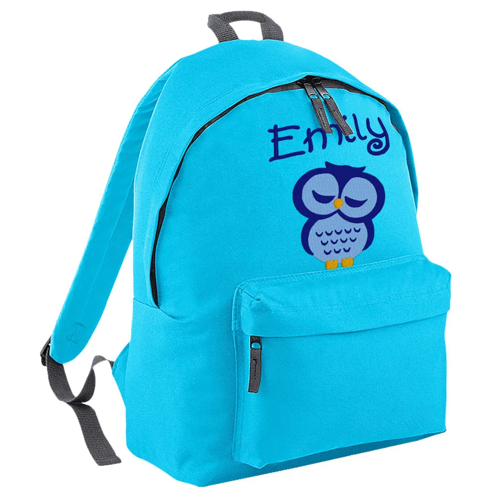 Embroidered Rucksack - Owl