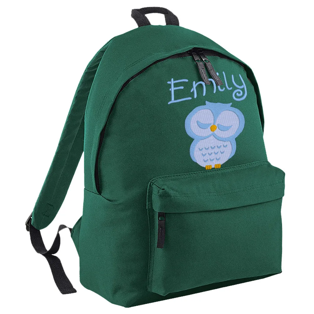 Embroidered Rucksack - Owl