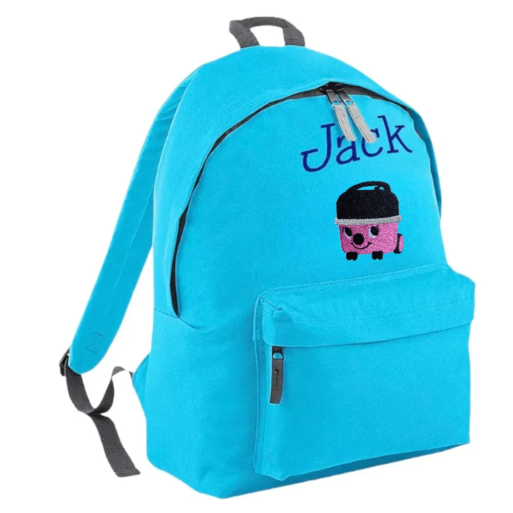 Embroidered Rucksack - Pink vacuum