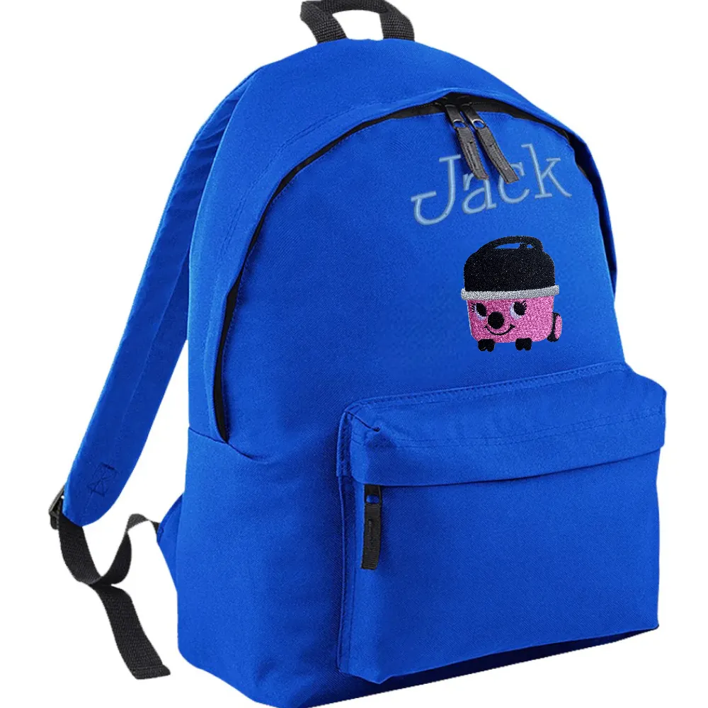Embroidered Rucksack - Pink vacuum