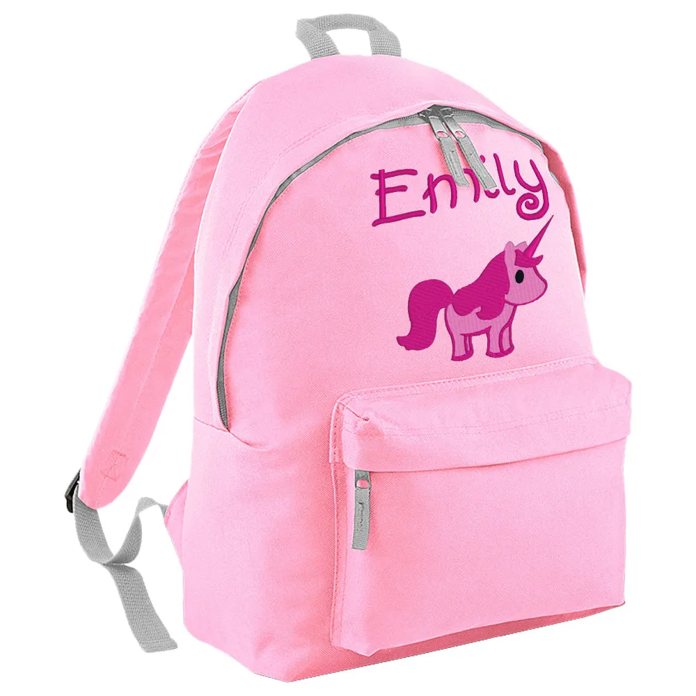 Embroidered Rucksack - Unicorn