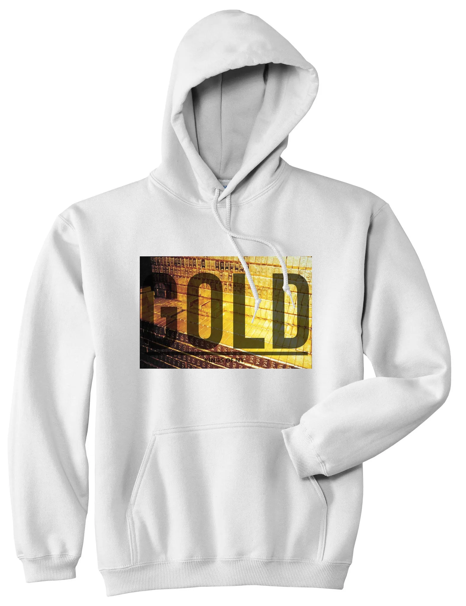 Gold Bricks Money Luxury Bank Cash Pullover Hoodie Hoody