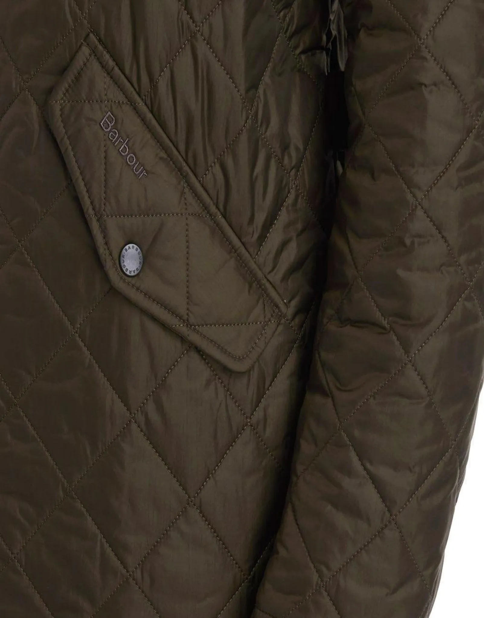 HENRY SARTORIAL X BARBOUR Chelsea Sportsquilt Jacket OLIVE