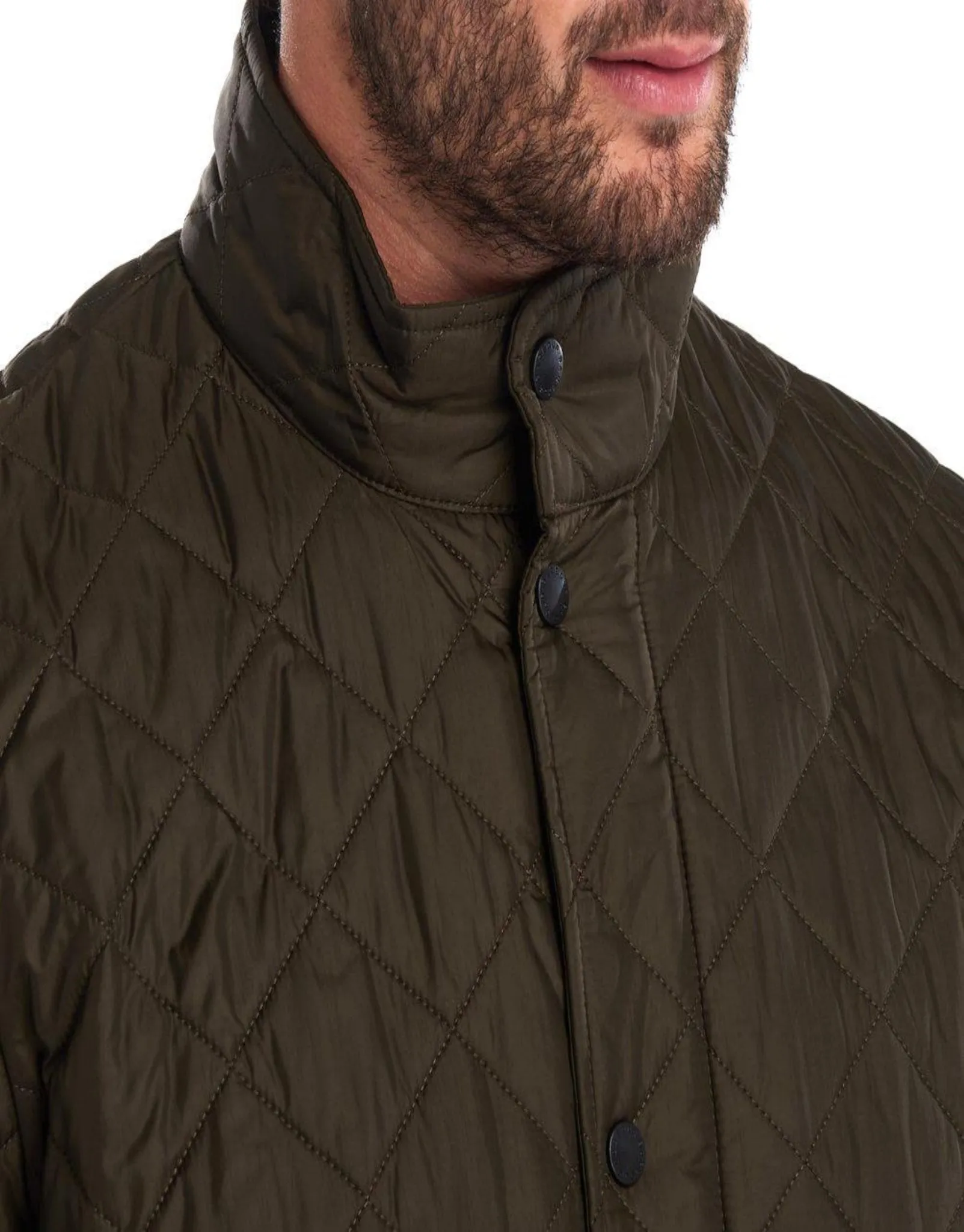 HENRY SARTORIAL X BARBOUR Chelsea Sportsquilt Jacket OLIVE