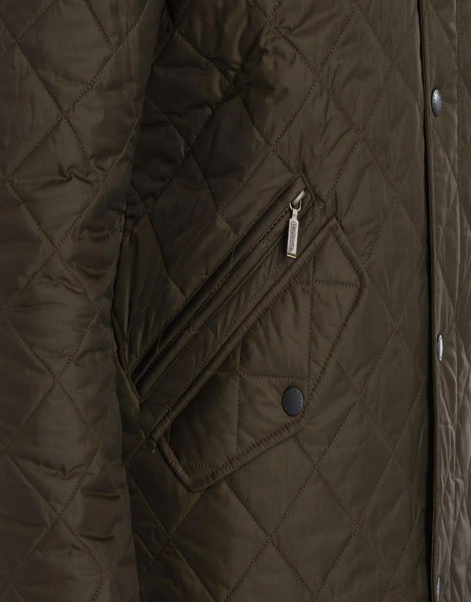 HENRY SARTORIAL X BARBOUR Chelsea Sportsquilt Jacket OLIVE