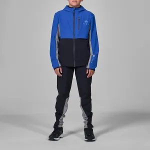 Junior Versatility Tracksuit Jacket - Black/Cobalt/Blue