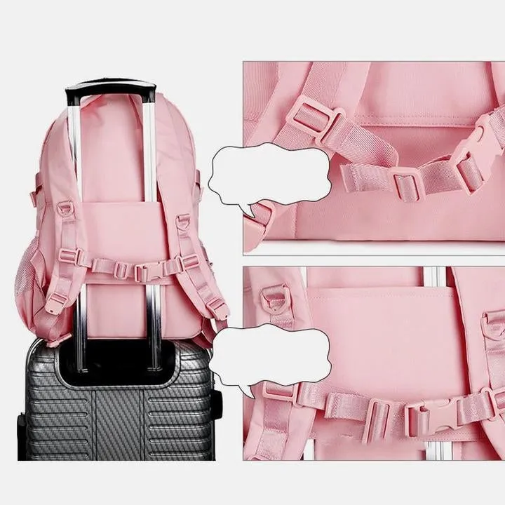 Kids Mesh School Backpacks - Black Pink Purple Book Bags For Girls Cute Big Travel For Teens Multi-Compartment Lightweigt Mesh Backpack With Portable Zippered Bag
