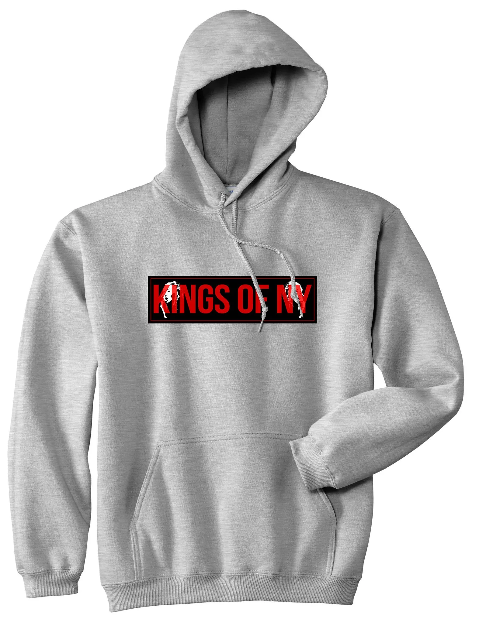 Kings of NY Red Girl Logo Pullover Hoodie Hoody