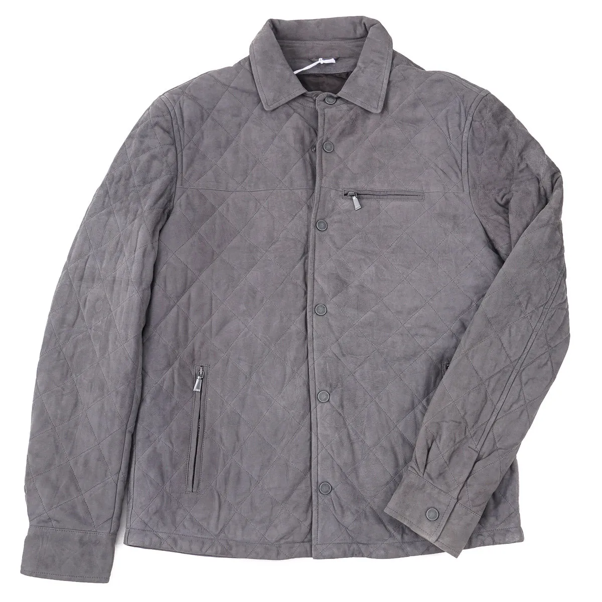 Manto Quilted Lambskin Suede Jacket