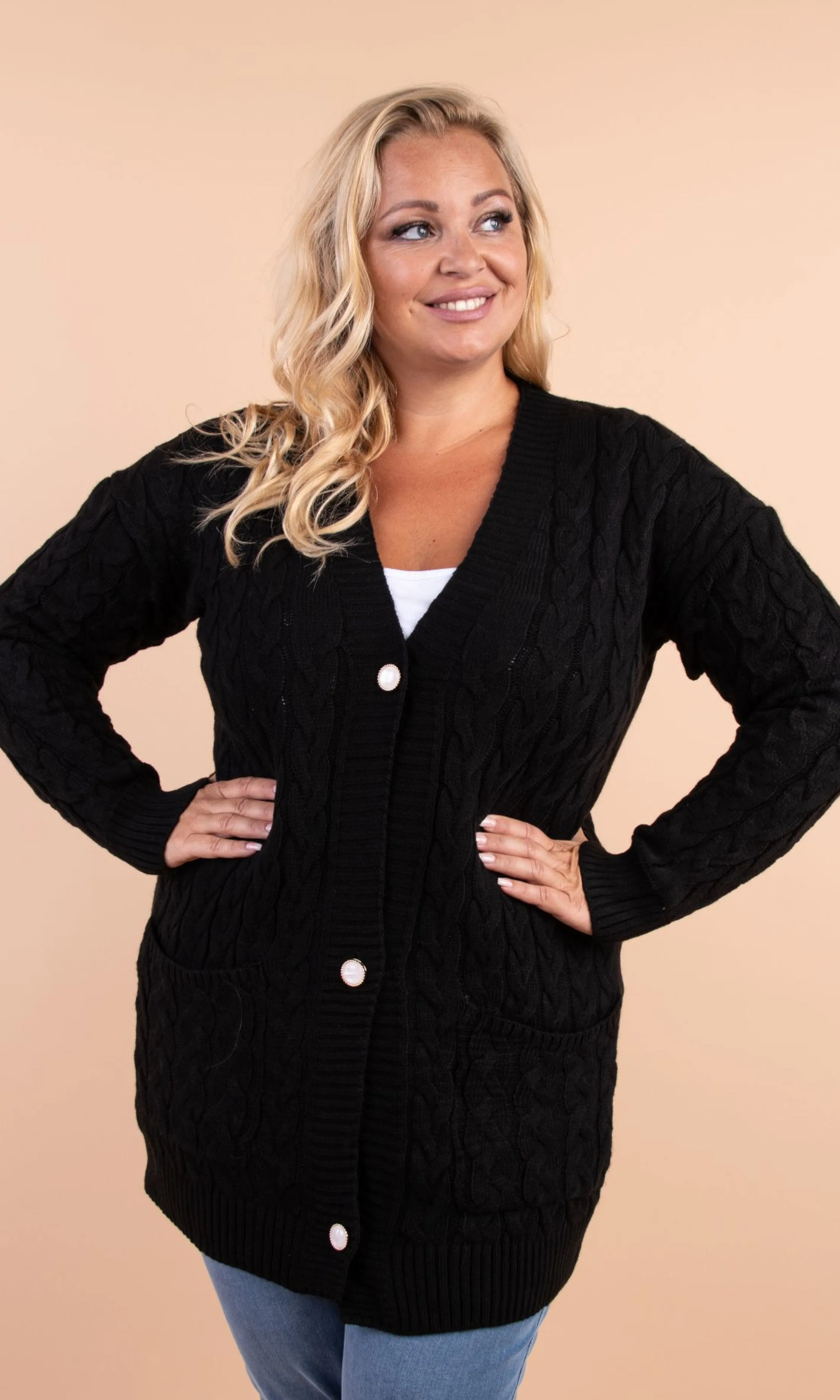PLUSSIZE Vest oranje Didi