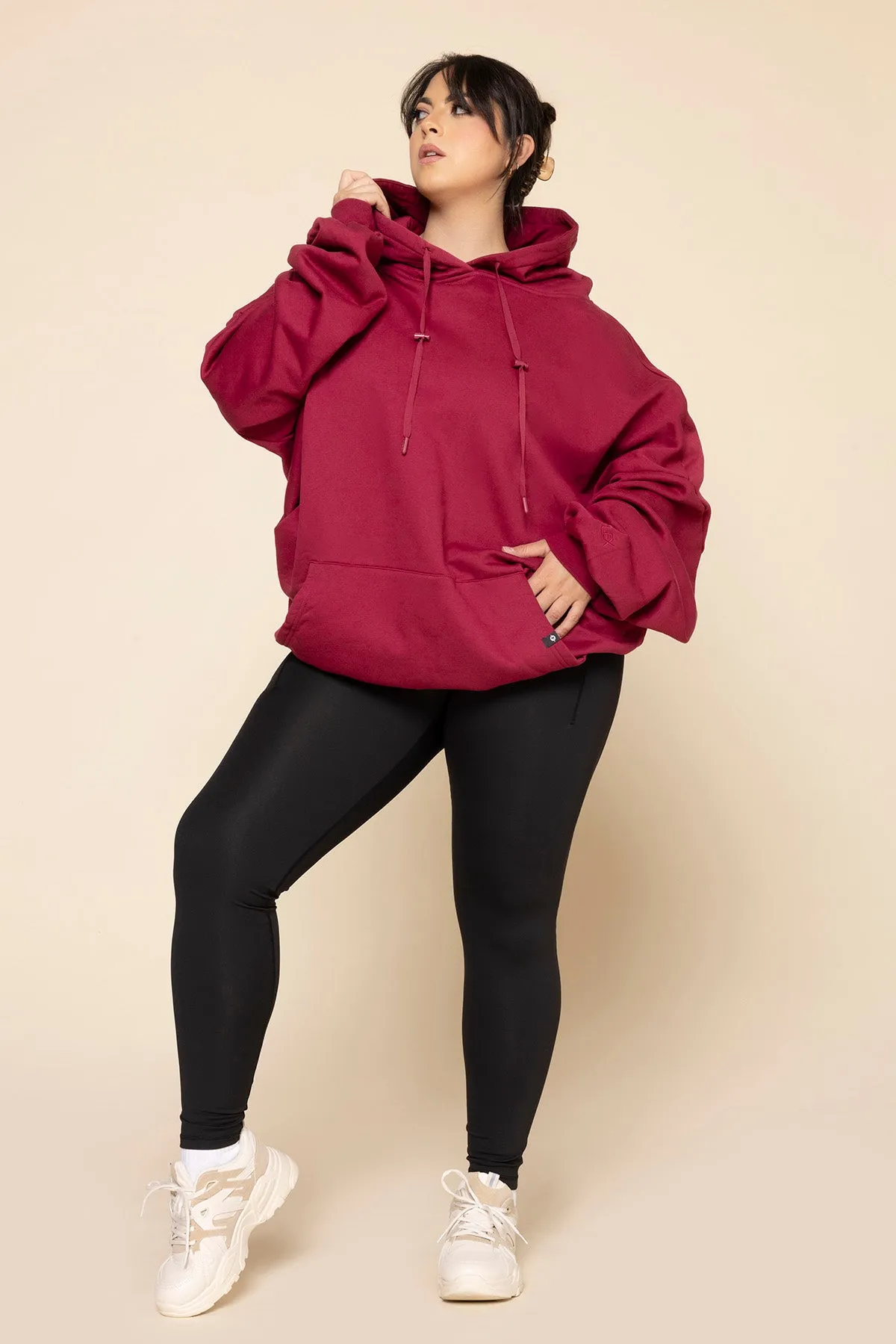 Pullover Cloud Hoodie - Ruby