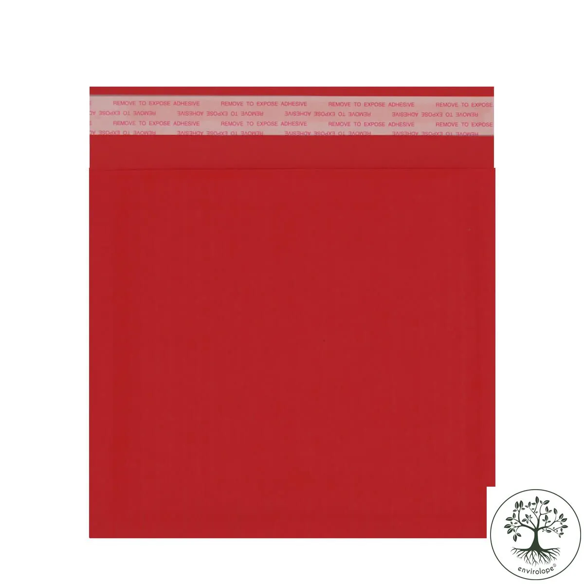 Red Fluted Biodegradable Recyclable Mailing Bags