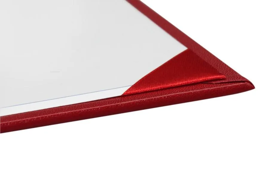 Red Graduation Diploma Cover - High School Diploma Covers
