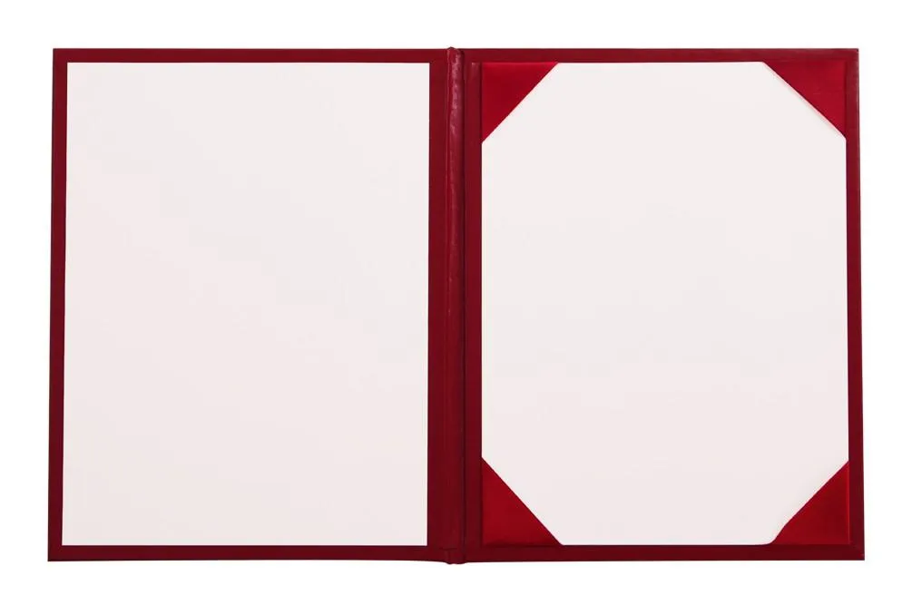 Red Graduation Diploma Cover - High School Diploma Covers