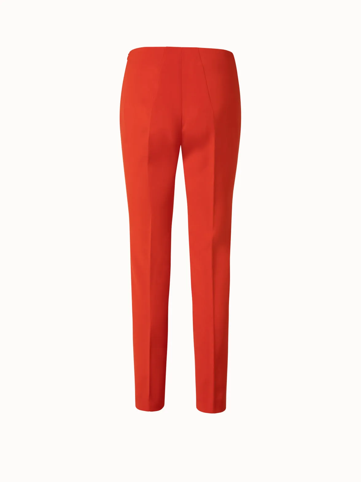 Silk Stretch Crêpe Slim Leg Pants