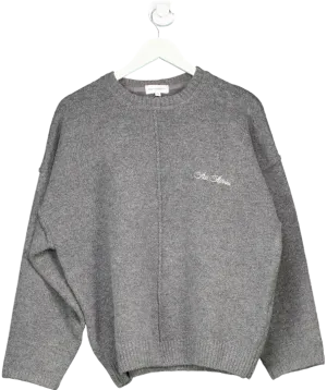 Six Stories Limited Edition Oversized Knit Jumper - Grey UK M