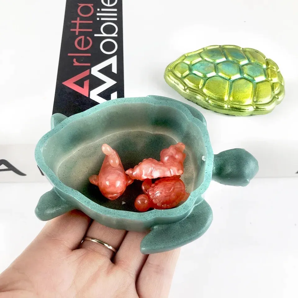 Turtle Trinket Dish Silicone Resin Mold