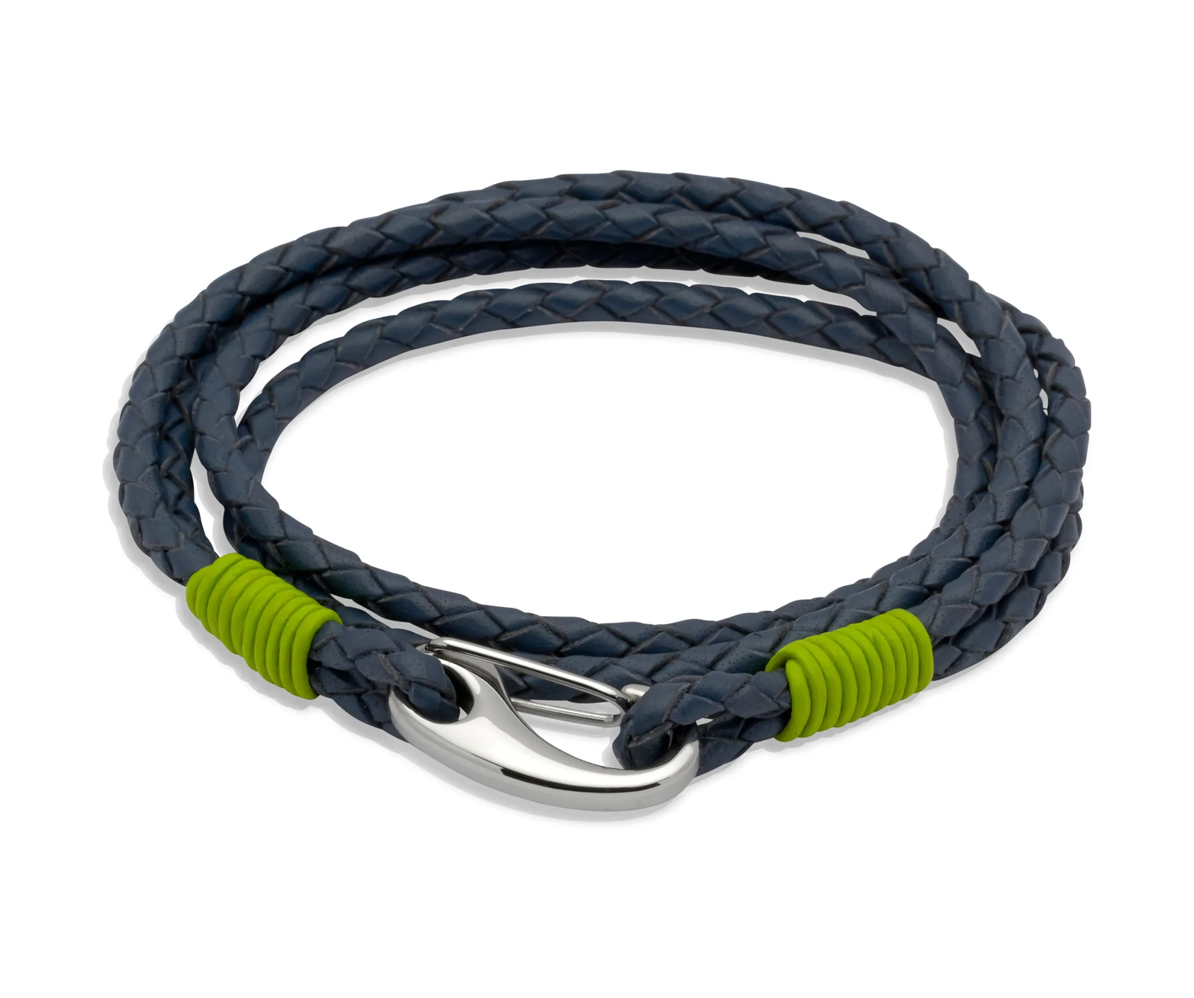 Unique & Co Blue Leather Bracelet B178LI