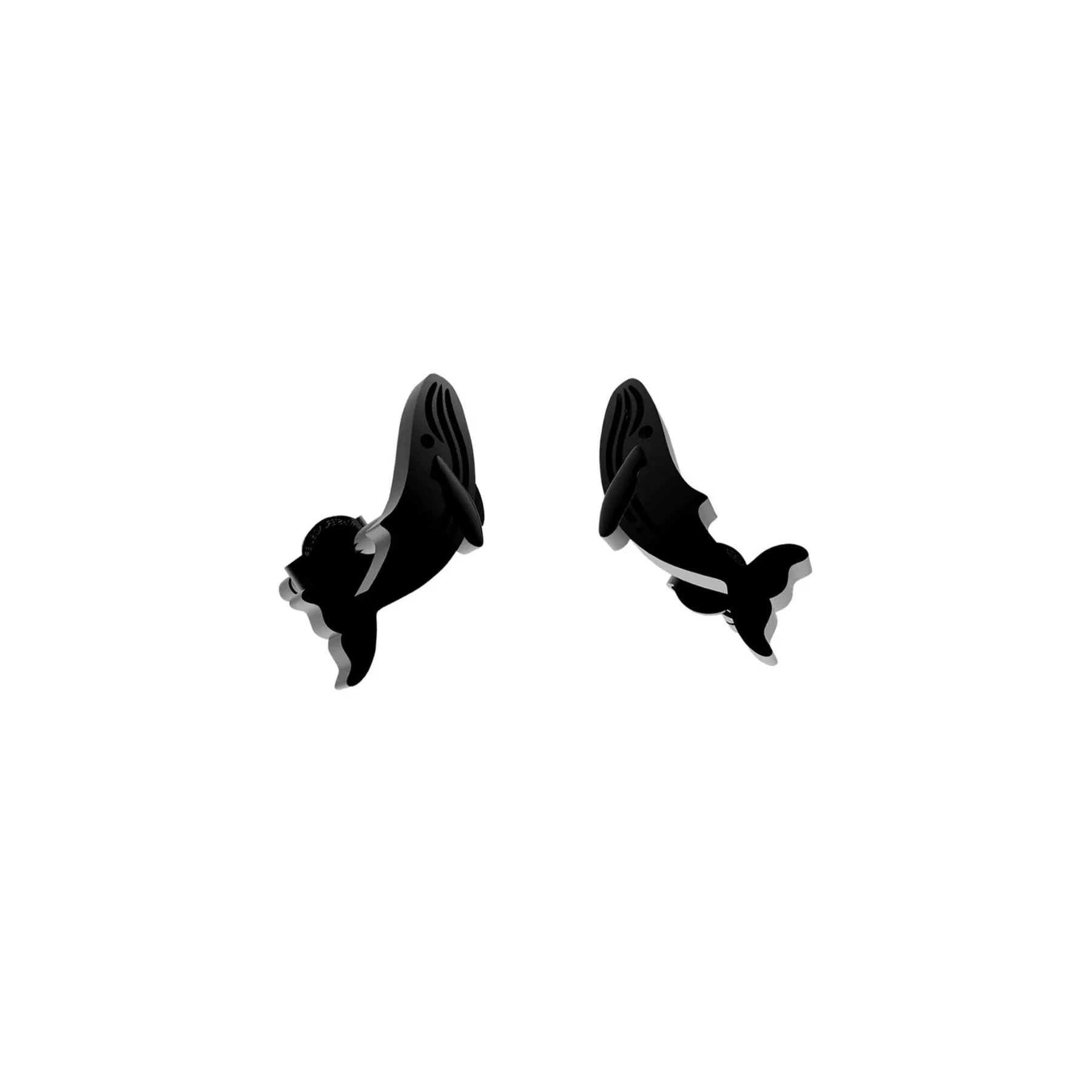 Unique Dolphin Fish Ear Stud