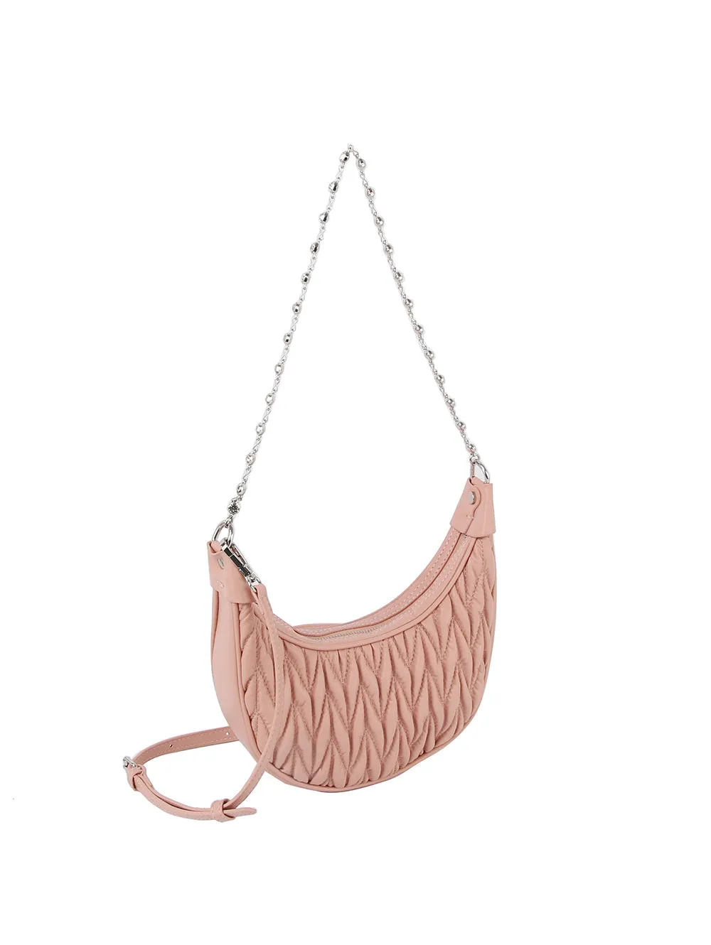 Unique Embossed Hobo Handbag