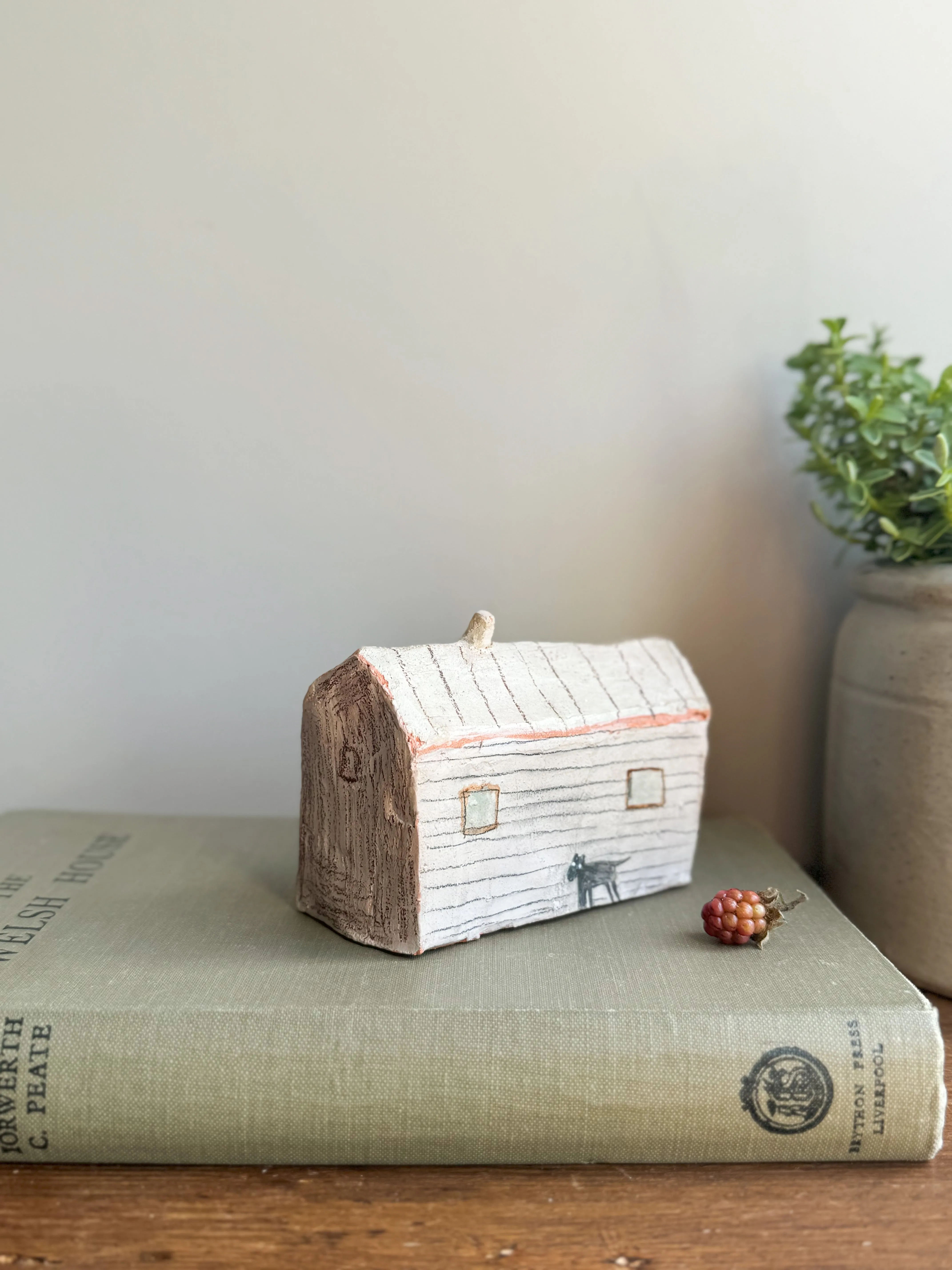 Unique Folk Art Studio Pottery Farmhouse