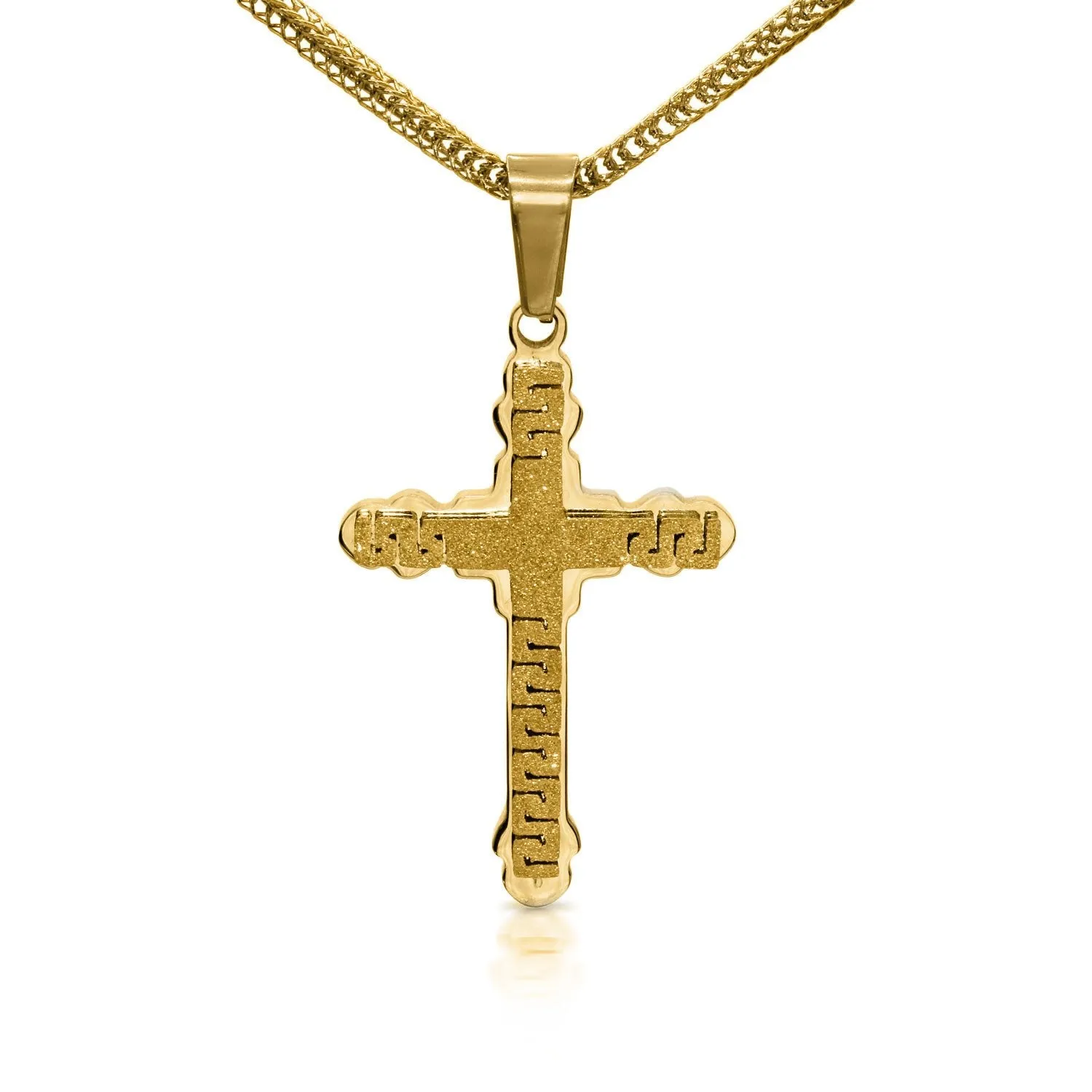 Unique Stainless Steel Designer Cross Pendant