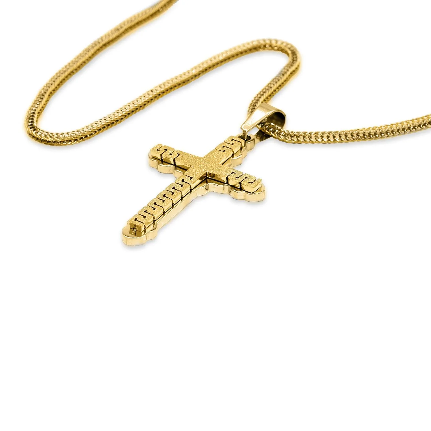 Unique Stainless Steel Designer Cross Pendant