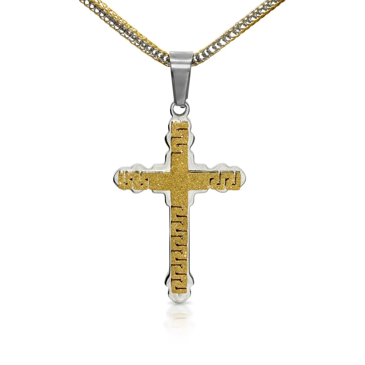 Unique Stainless Steel Designer Cross Pendant