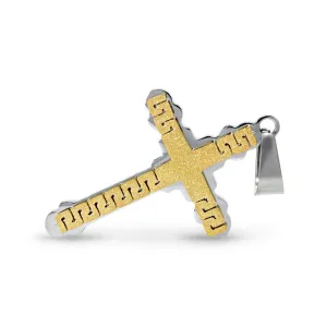 Unique Stainless Steel Designer Cross Pendant