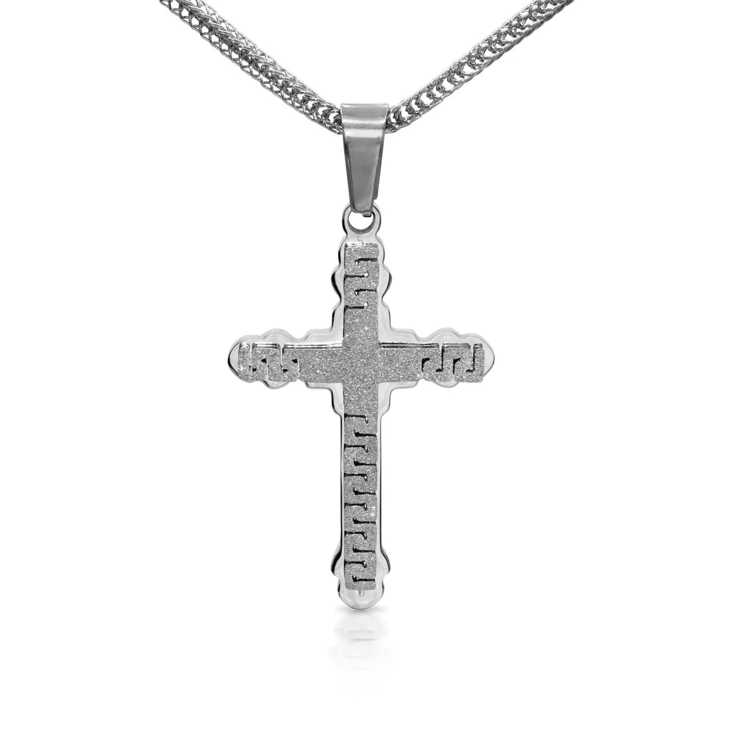 Unique Stainless Steel Designer Cross Pendant